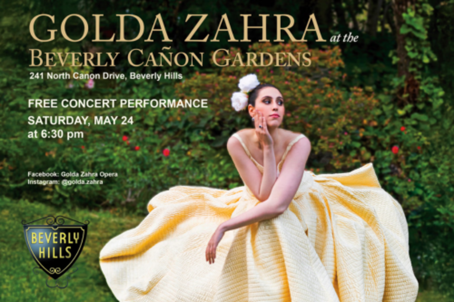Golda Zahra at Beverly Cañon Gardens