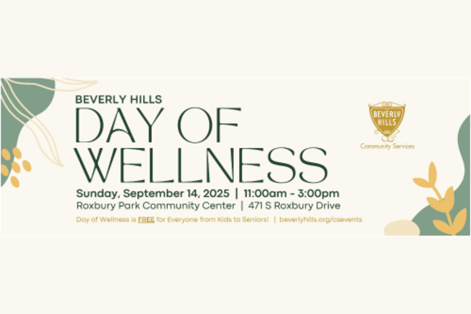 Beverly Hills Day of Wellness 
