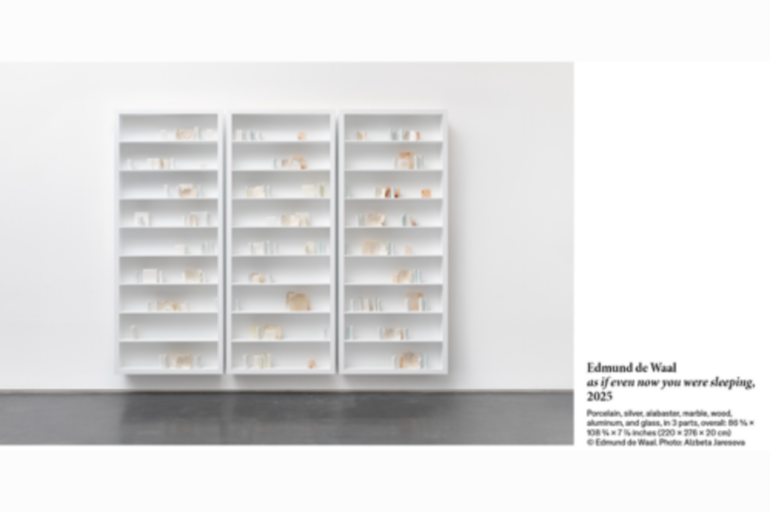 Edmund de Waal Exhibition: 
