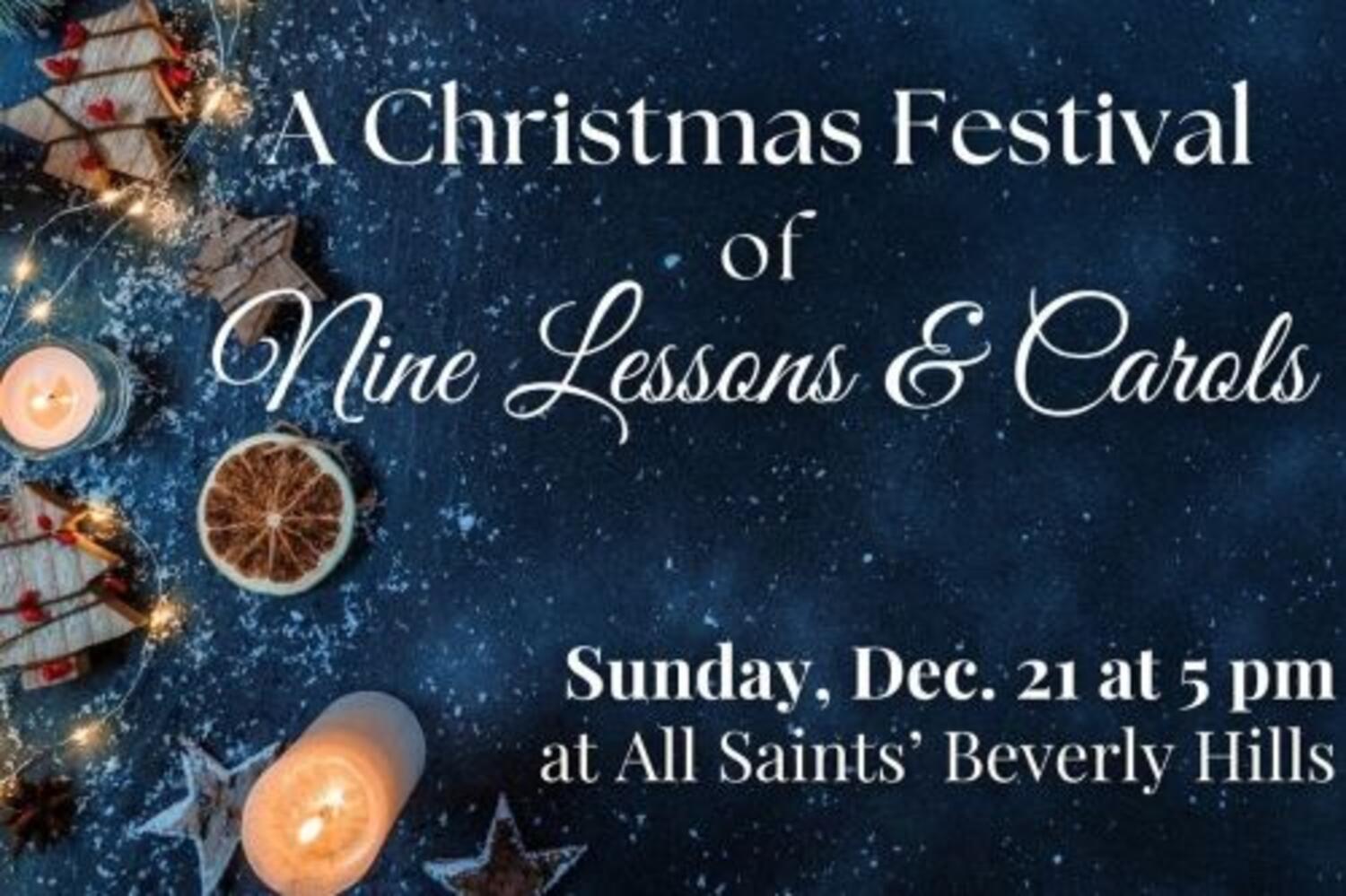 A Christmas Festival of Nine Lessons & Carols