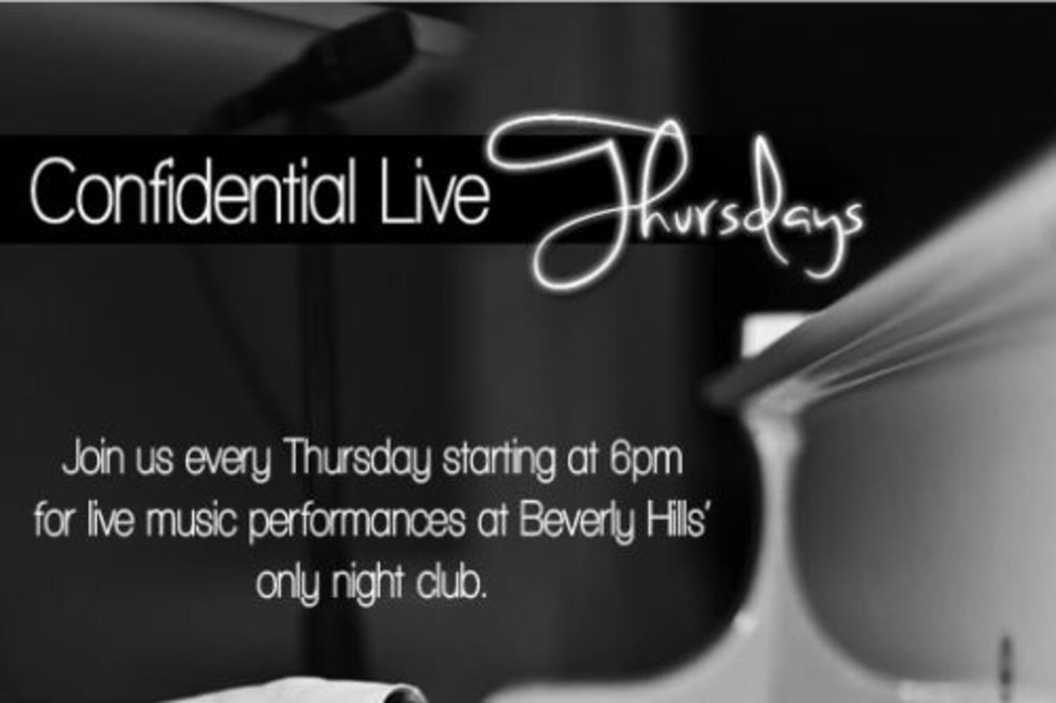 Confidential Live Thursdays November 2012