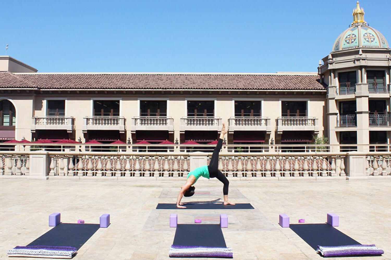 Yoga Class at Montage Beverly Hills