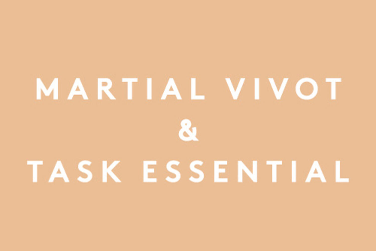 Groomed for Greatness with Martial Vivot and Task Essential