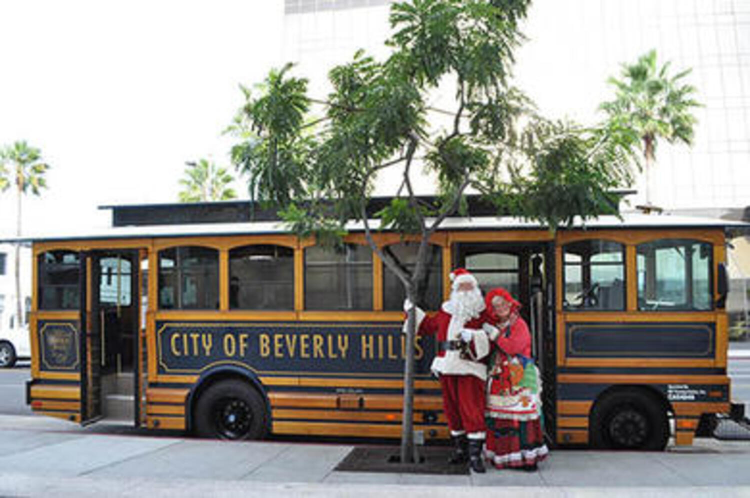 Santa at The Paley & The Jolly Trolley