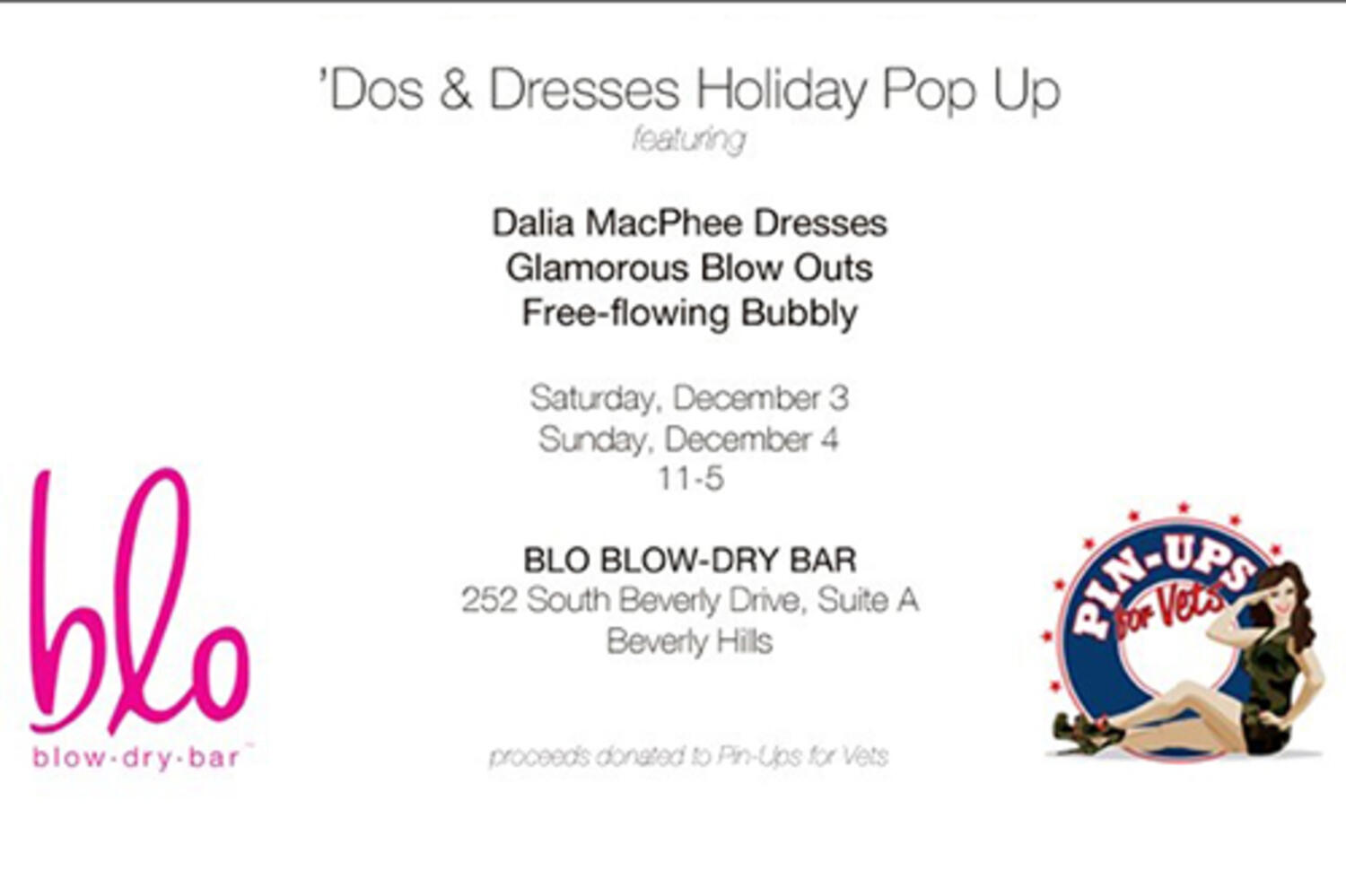 Holiday Pop Up: Dalia MacPhee Clothing at BLO Beverly Hills