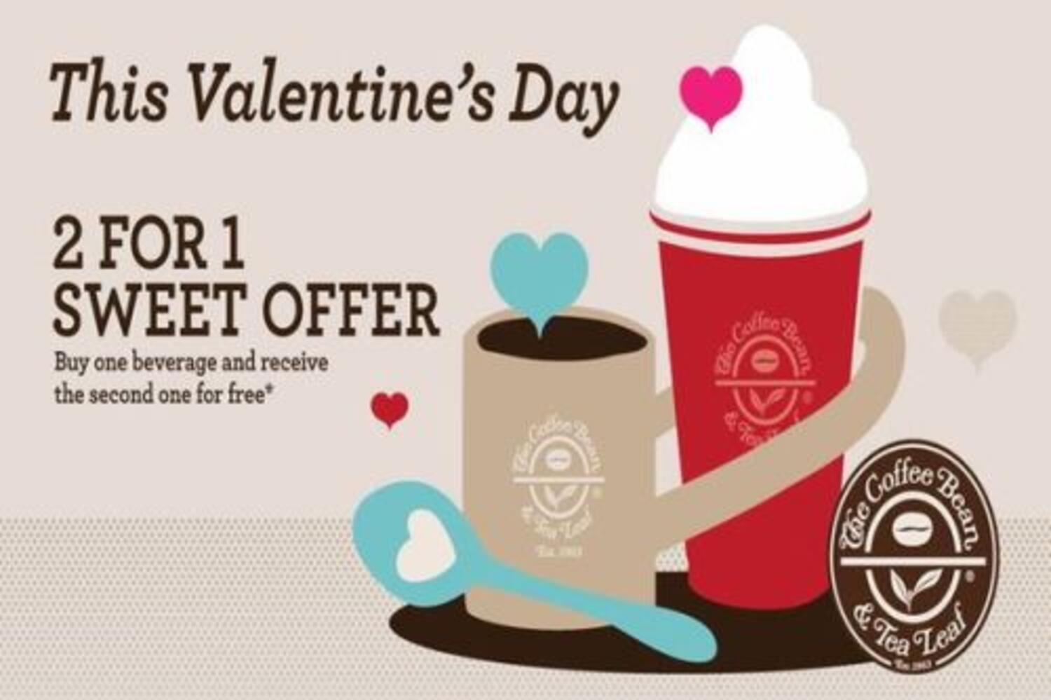 The Coffee Bean and Tea Leaf Two for One