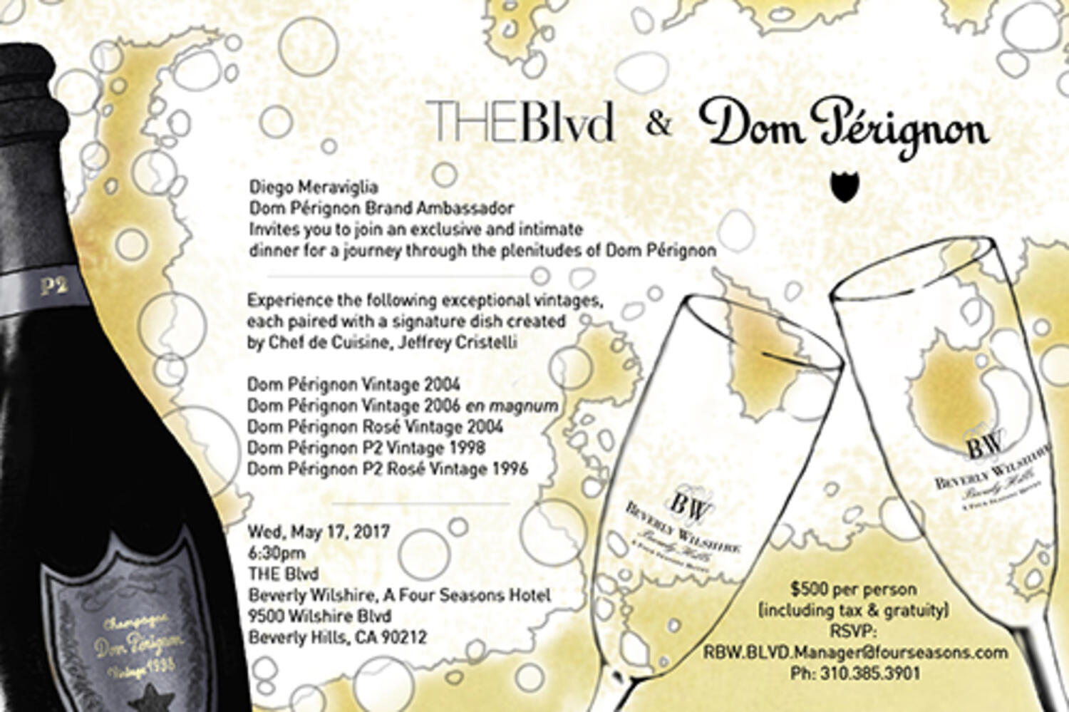Dom Pérignon Dinner at THEBlvd