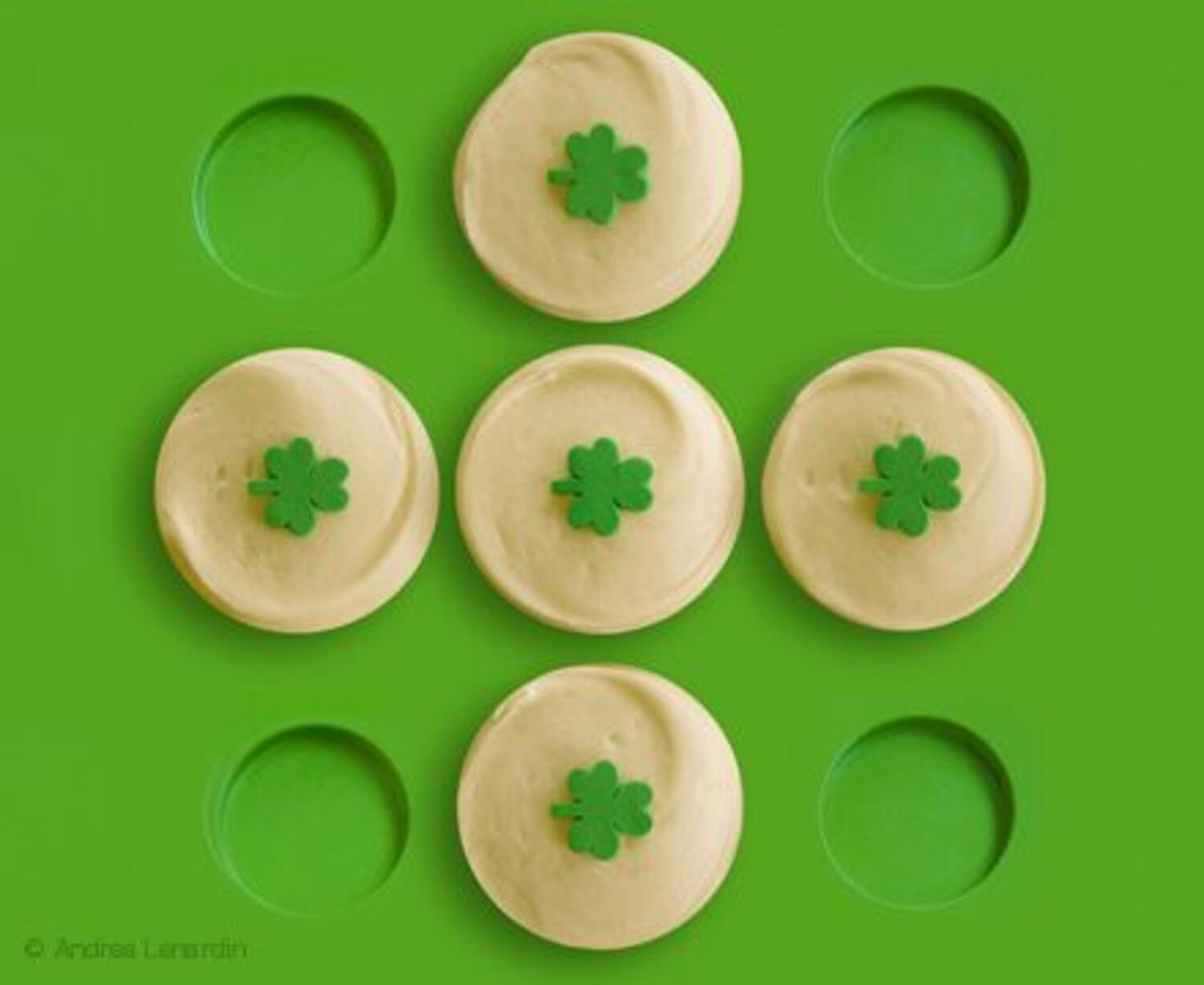 Irish Chocolate Cupcakes for St. Patrick’s Day