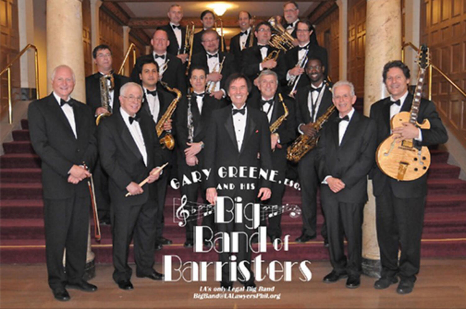 Gary Green and His Big Band of Barristers at Greystone Mansion 