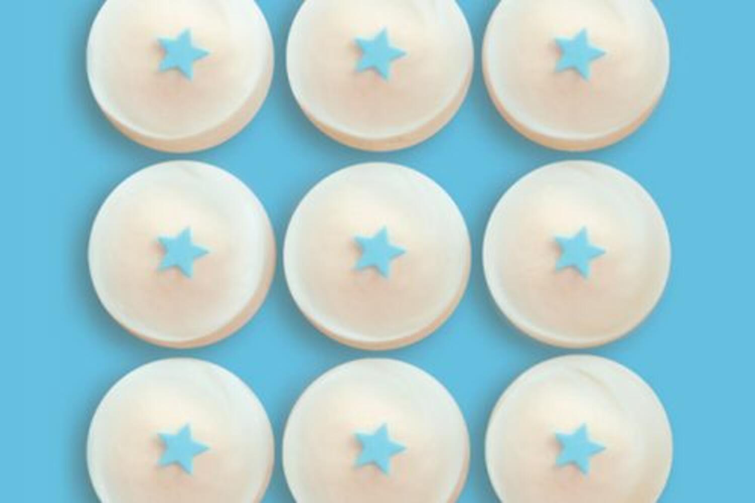 Lemon Blueberry cupcakes at Sprinkles