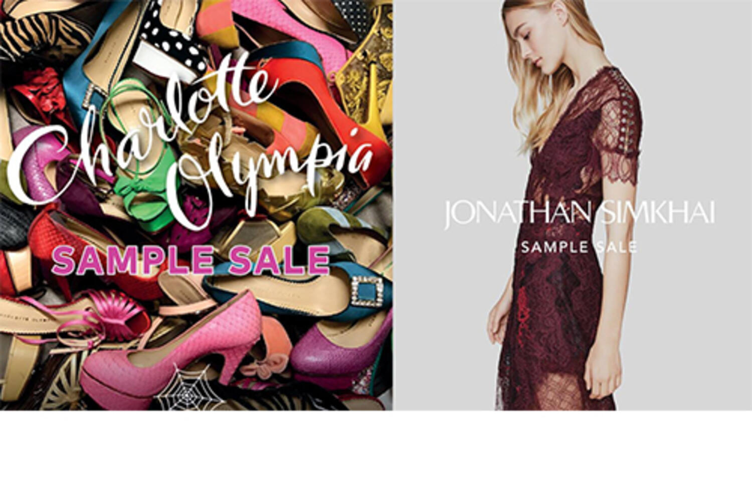 Charlotte Olympia and Jonathan Simkhai Sample Sale