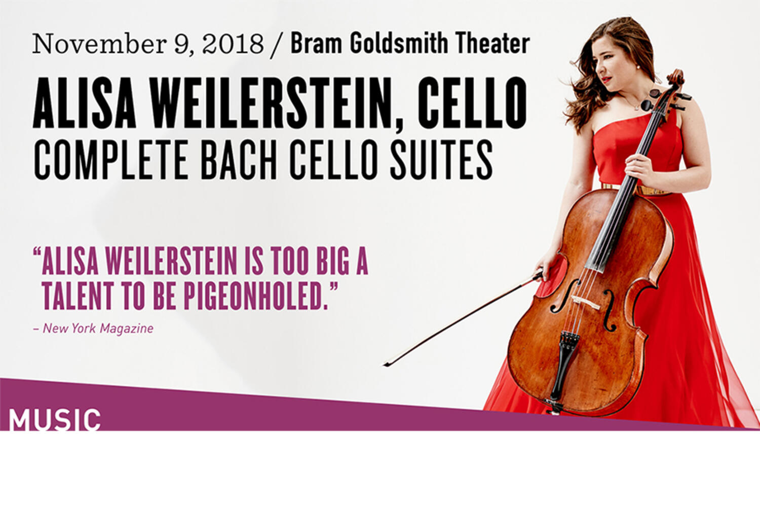 Alisa Weilerstein at The Wallis