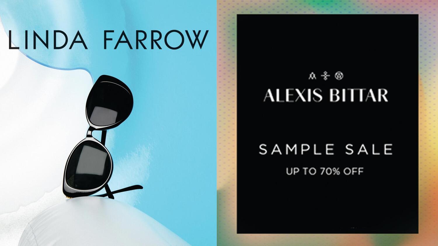 Alexis Bittar & Linda Farrow Sample Sale