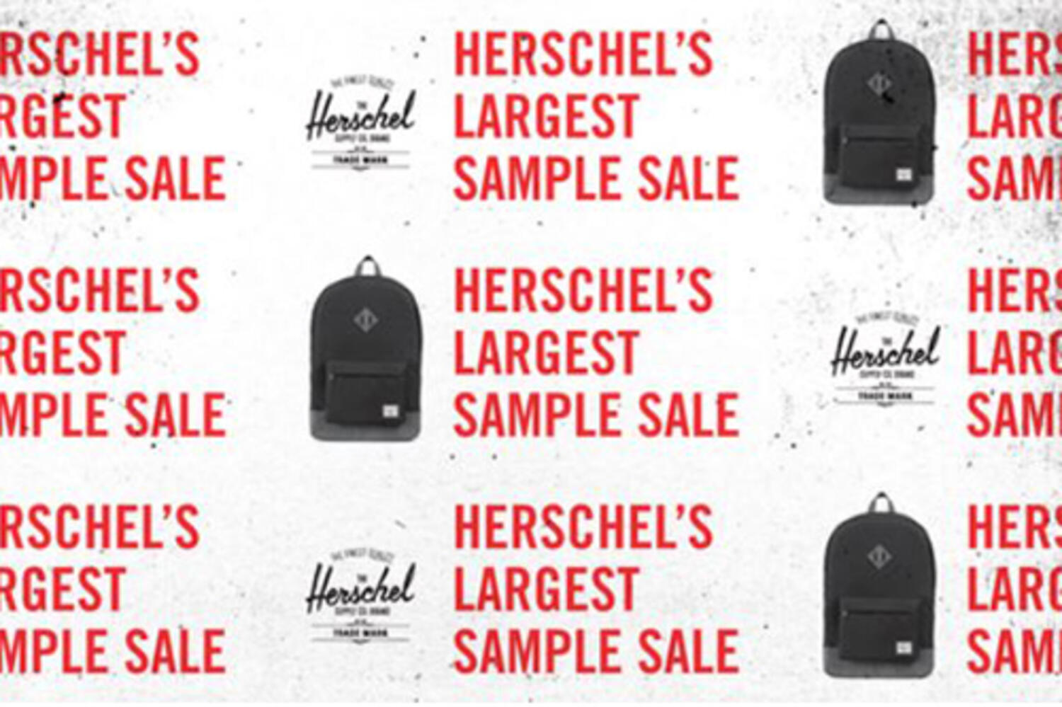 Herschel Supply Co. Sample Sale