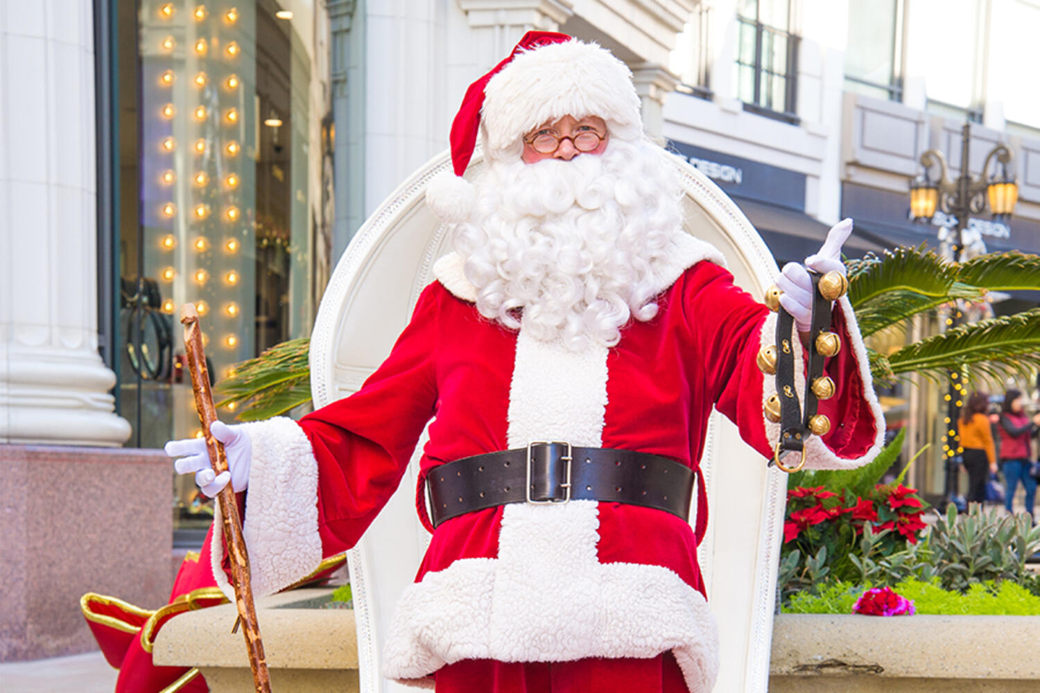 Santa at Two Rodeo Drive