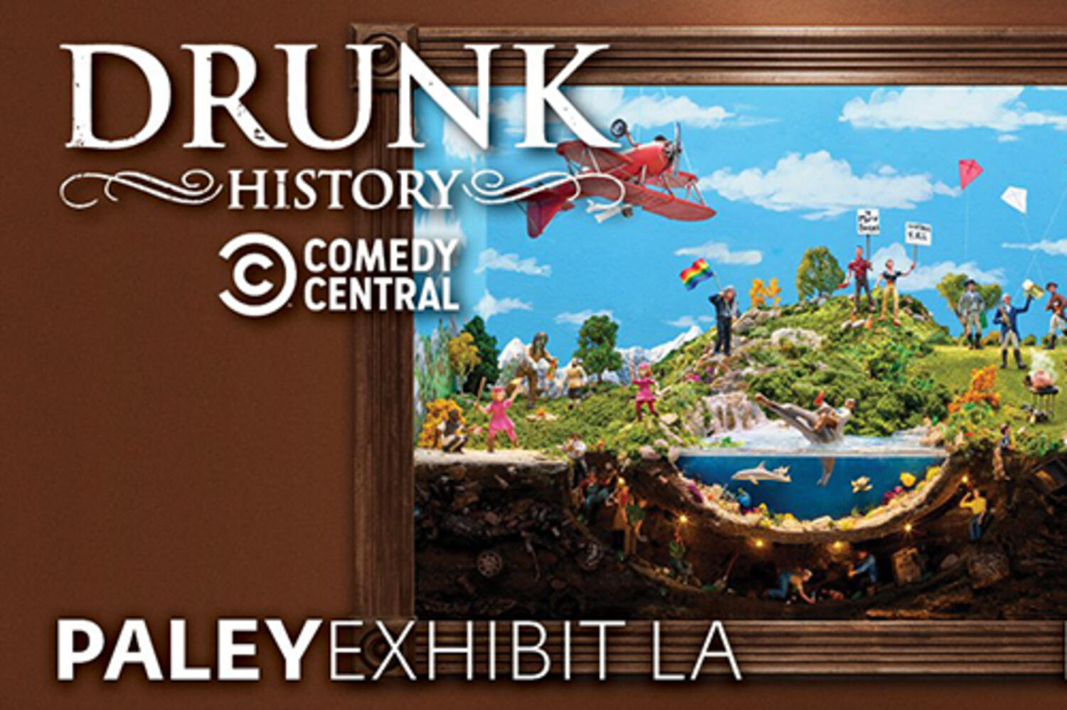 The Museum of Drunk History Exhibit at The Paley