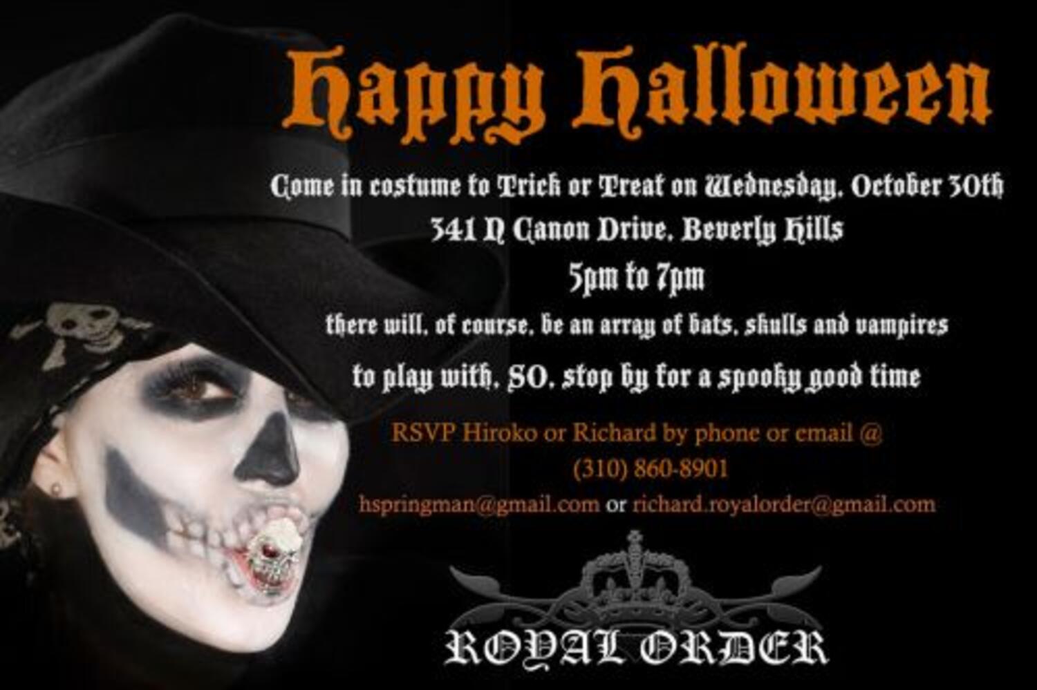 Halloween at Royal Order