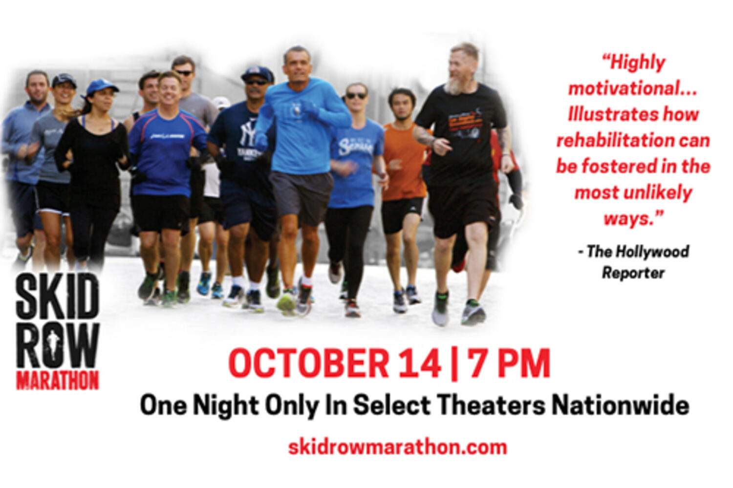 Skid Row Marathon Screening at Ahrya Fine Arts Theater