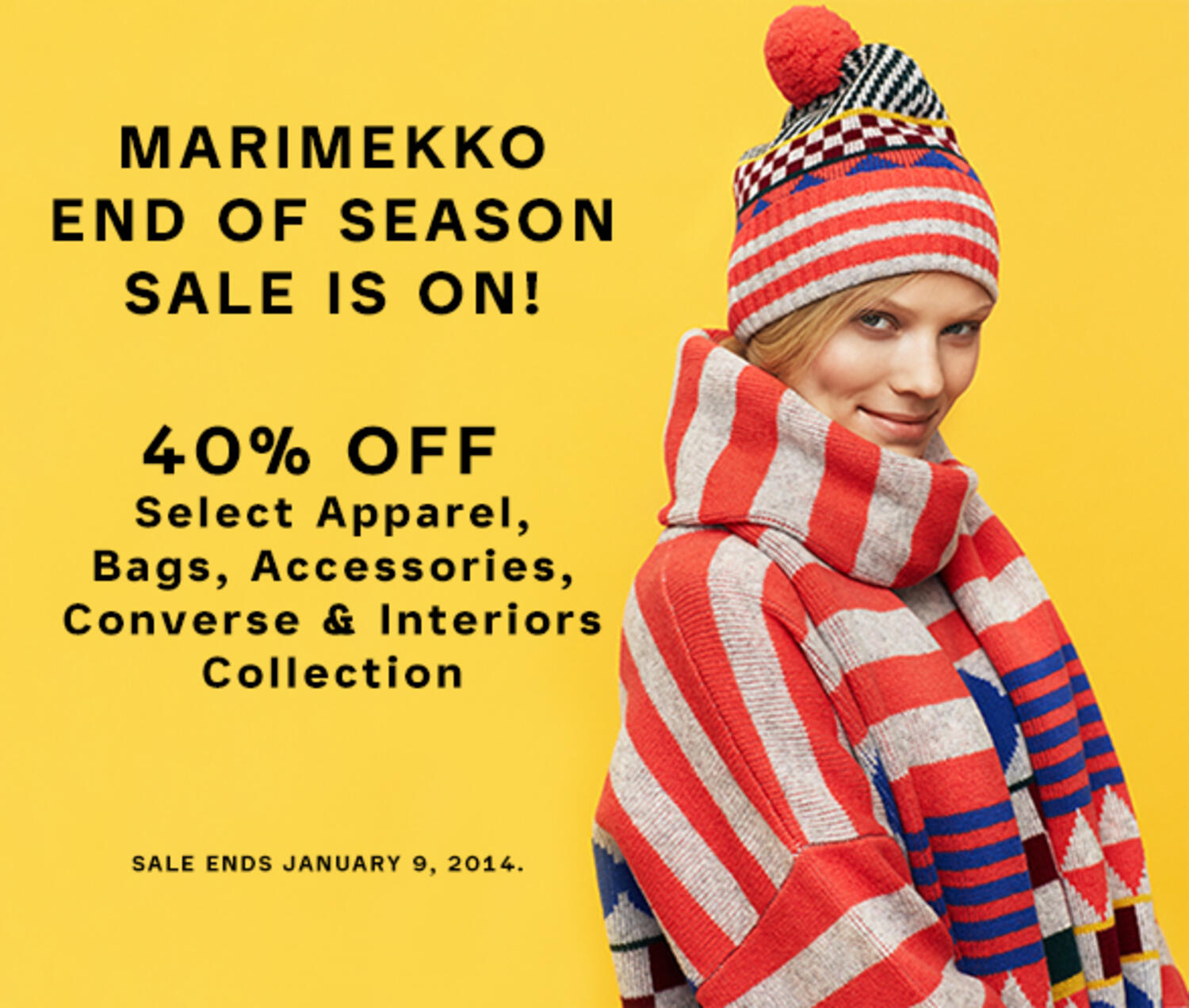 40% Off Marimekko End of Season Sale!