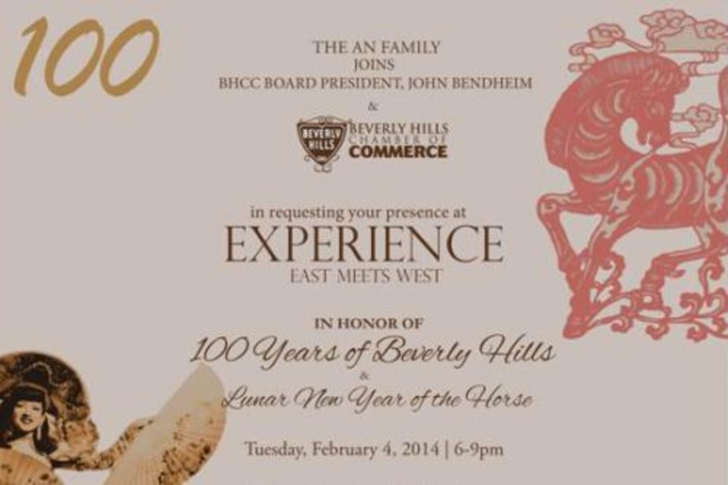 Experience East meets West celebration