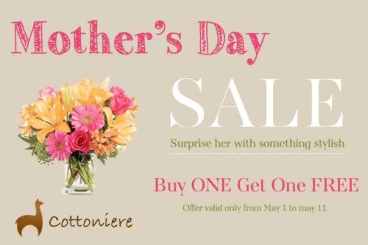 Cottoniere Mother’s Day Special