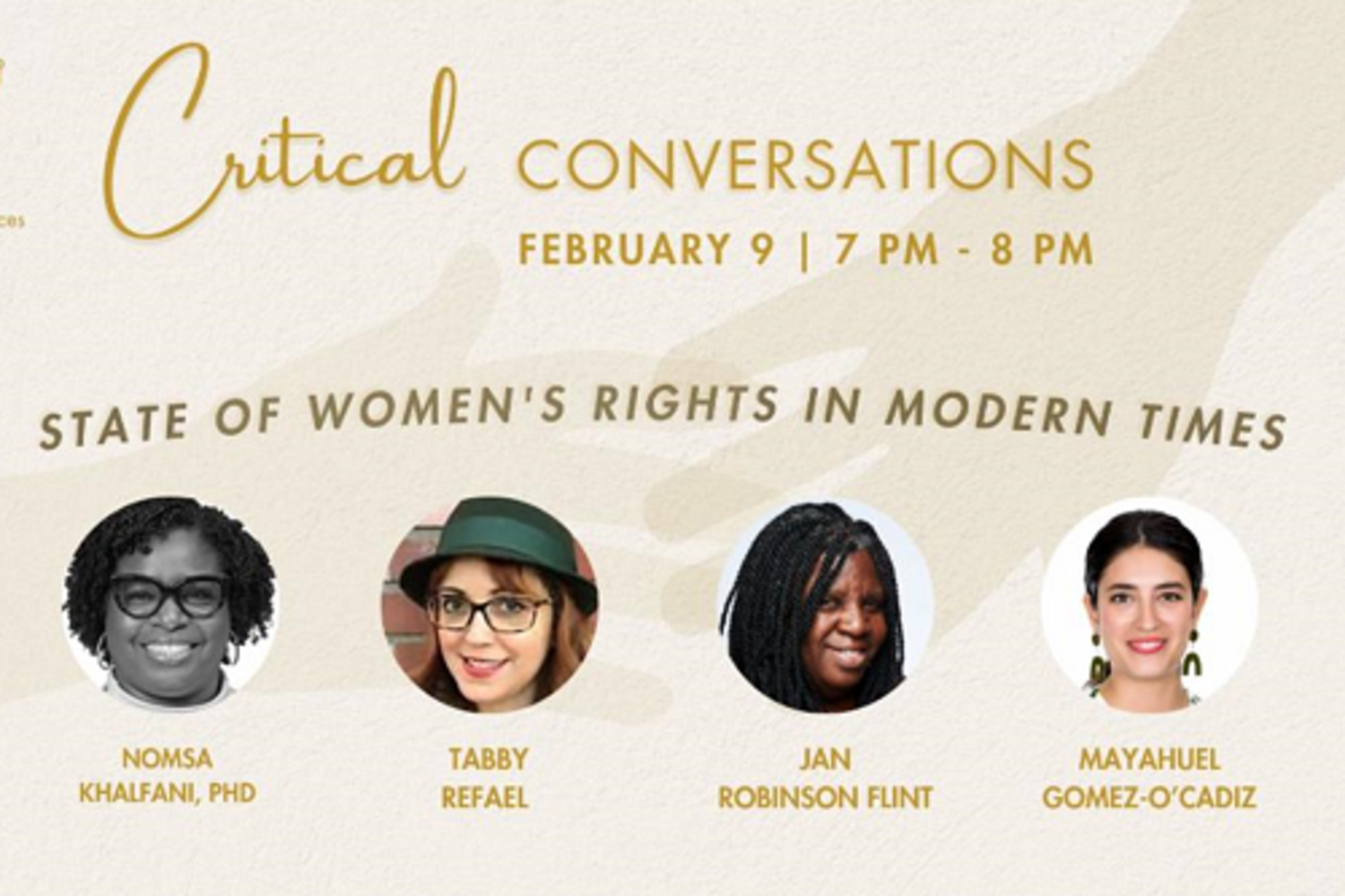 Critical Conversations: State of Women's Rights in Modern Times