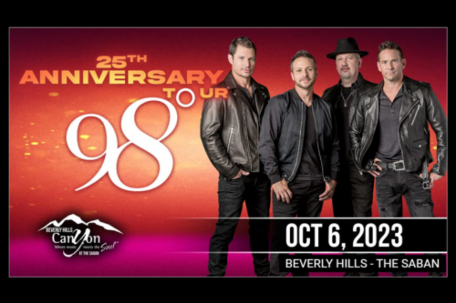 Where Music Meets the Soul: 98 Degrees Back on Stage at The Saban Theatre! 