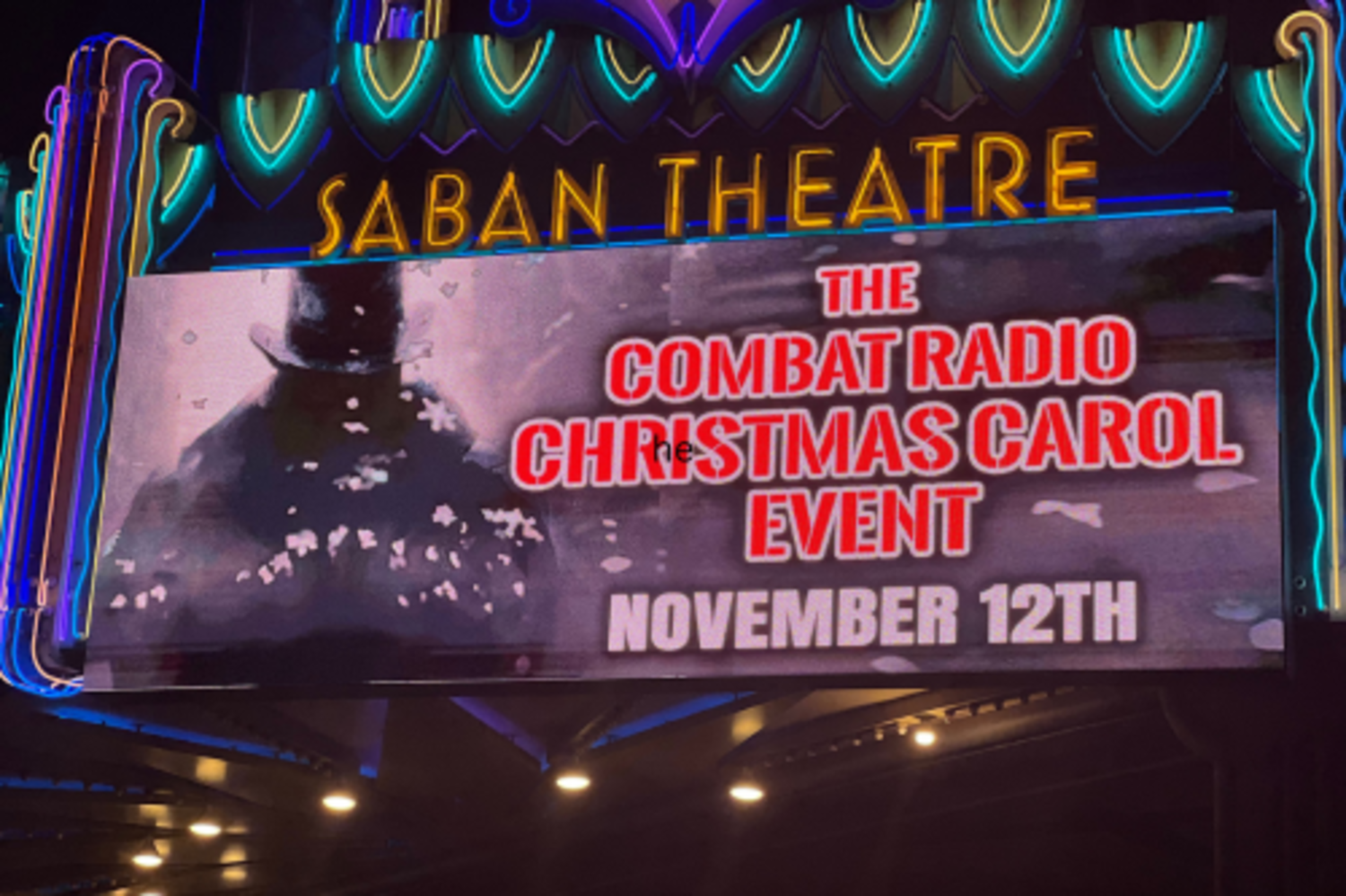 Combat Radio Christmas Carol at The Saban