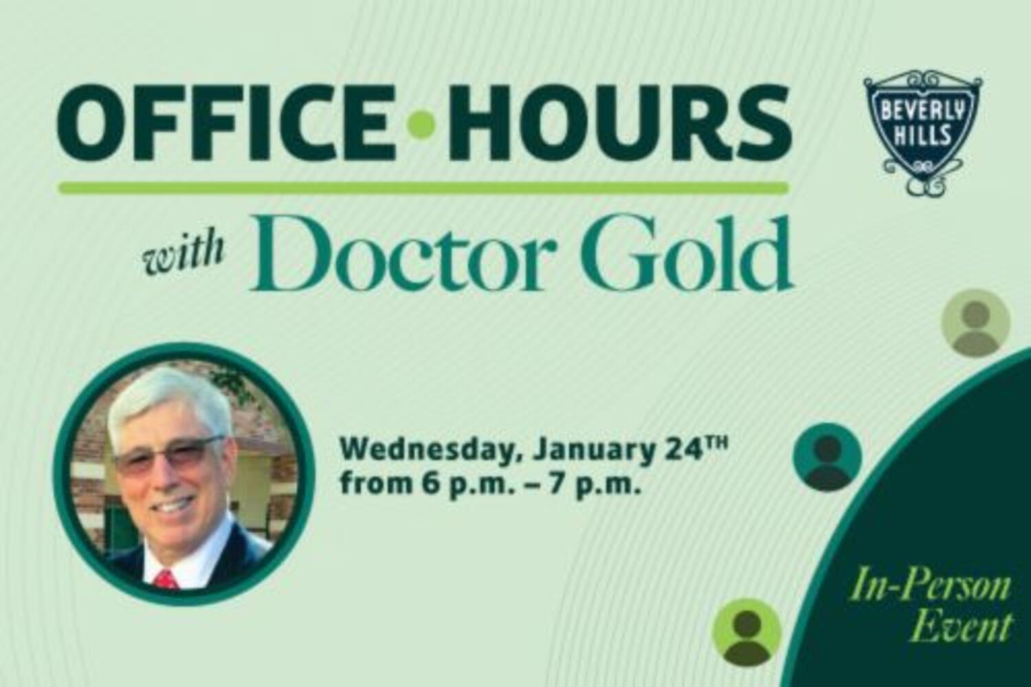 January Office Hours with Mayor Doctor Gold