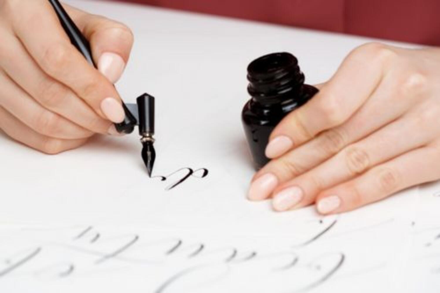 Calligraphy Class at Virginia Robinson Gardens