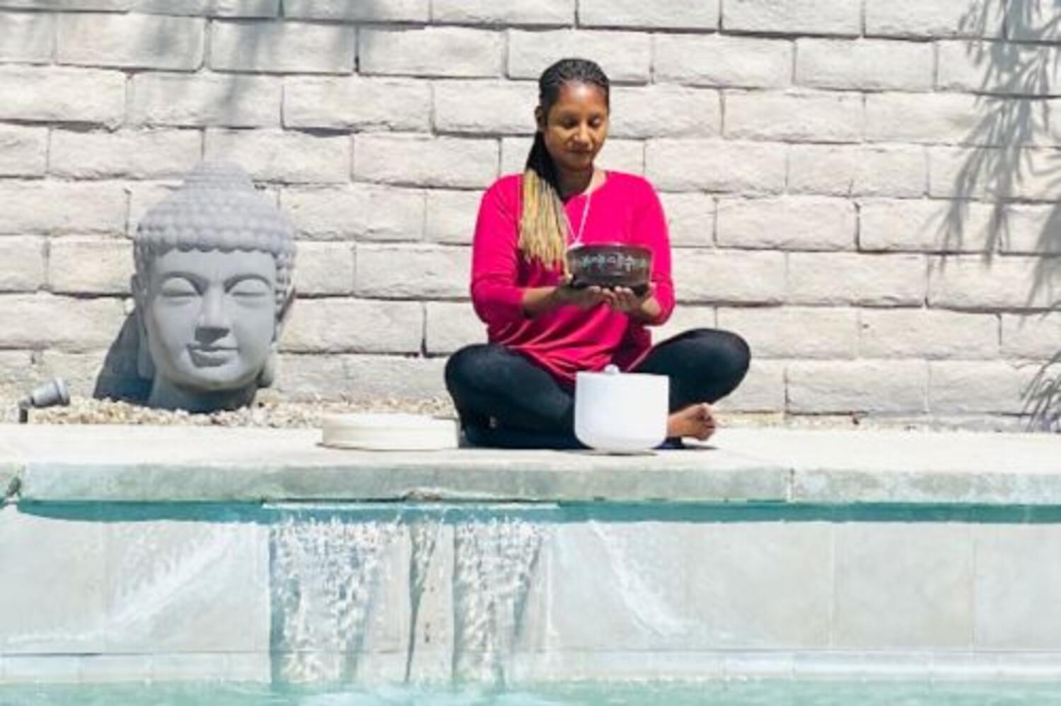 Sound Bowl Meditation at Virginia Robinson Gardens