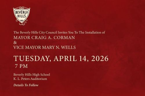 Installation of Mayor Craig A. Corman and Vice Mayor Mary N. Wells
