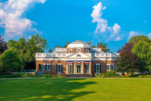 Thomas Jefferson's Monticello at The Virginia Robinson Gardens