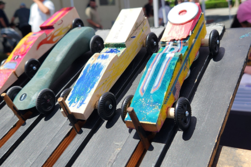 Miniature Derby Car Race at Beverly Hills Farmers' Market